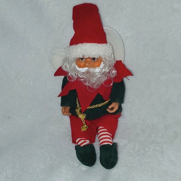 Santa Christmas Elf Posable with Wings - Picture 10 of 10